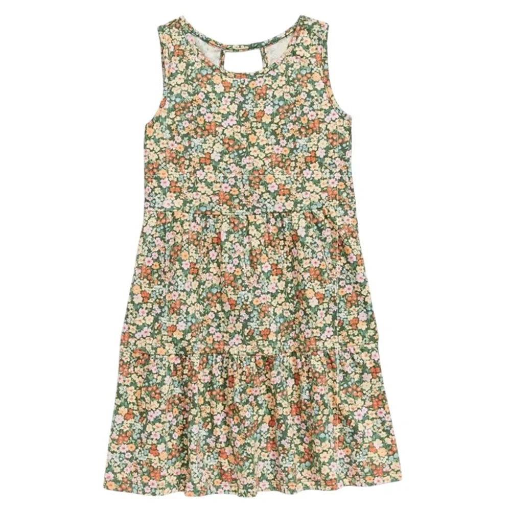 Old Navy Sleeveless Tiered Floral Dress